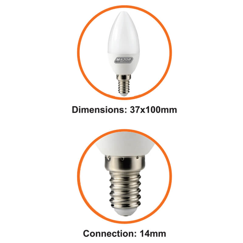 Ramirez DATA WebShop  Ampoule LED GU10 5,5W COB, 38°, blanc froid, grad.  par TRIAC