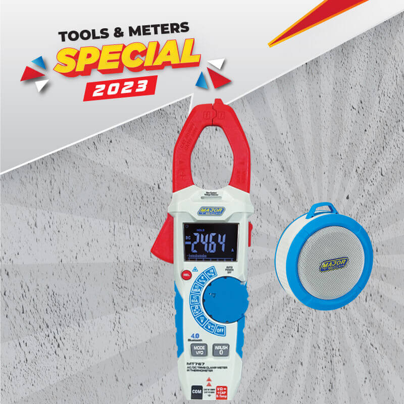 BT 600A AC/DC Thermometer Clamp Meter - Major Tech